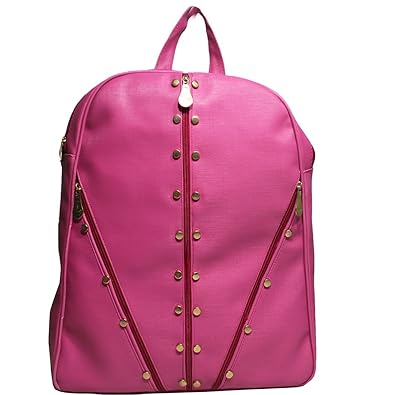 Levent casual purse fashion school pu leather backpack shoulder bag mini backpack for women & Girls rani colour