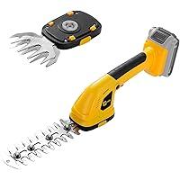 Cordless Hedge Trimmer Compatible with DeWALT 20v Max Battery 2 in 1 Grass Trimmer for Yard & Lawn(Battery not Included)