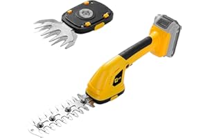 Cordless Hedge Trimmer Compatible with DeWALT 20v Max Battery 2 in 1 Grass Trimmer for Yard & Lawn(Battery not Included)