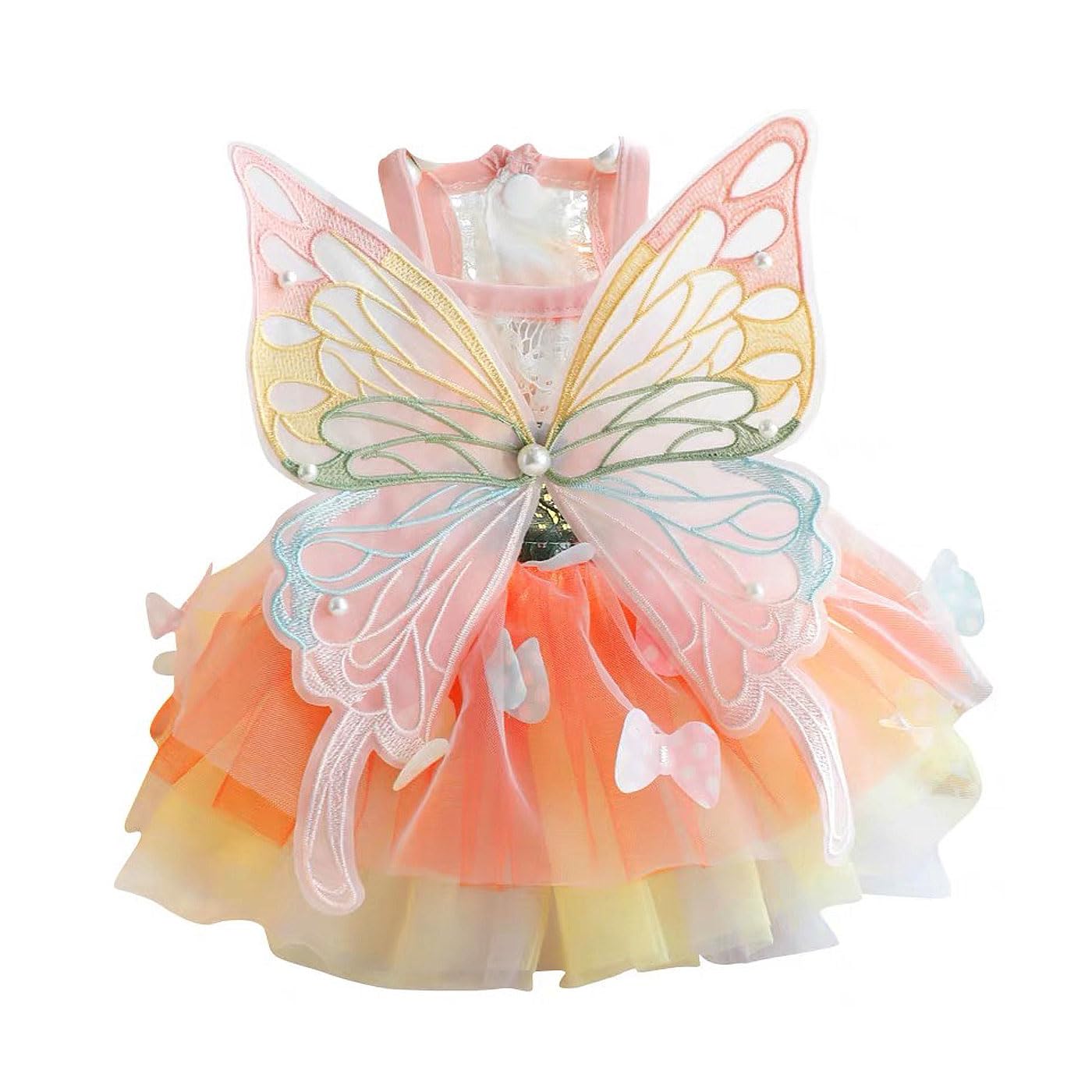 BT Bear Dog Princess Dresses - Multi-Layer Tutu Skirt for Small, Medium Dogs, XXL