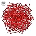 IZZO Golf Wood Golf Tees, 2.75 Inch, Red (Pack of 200)