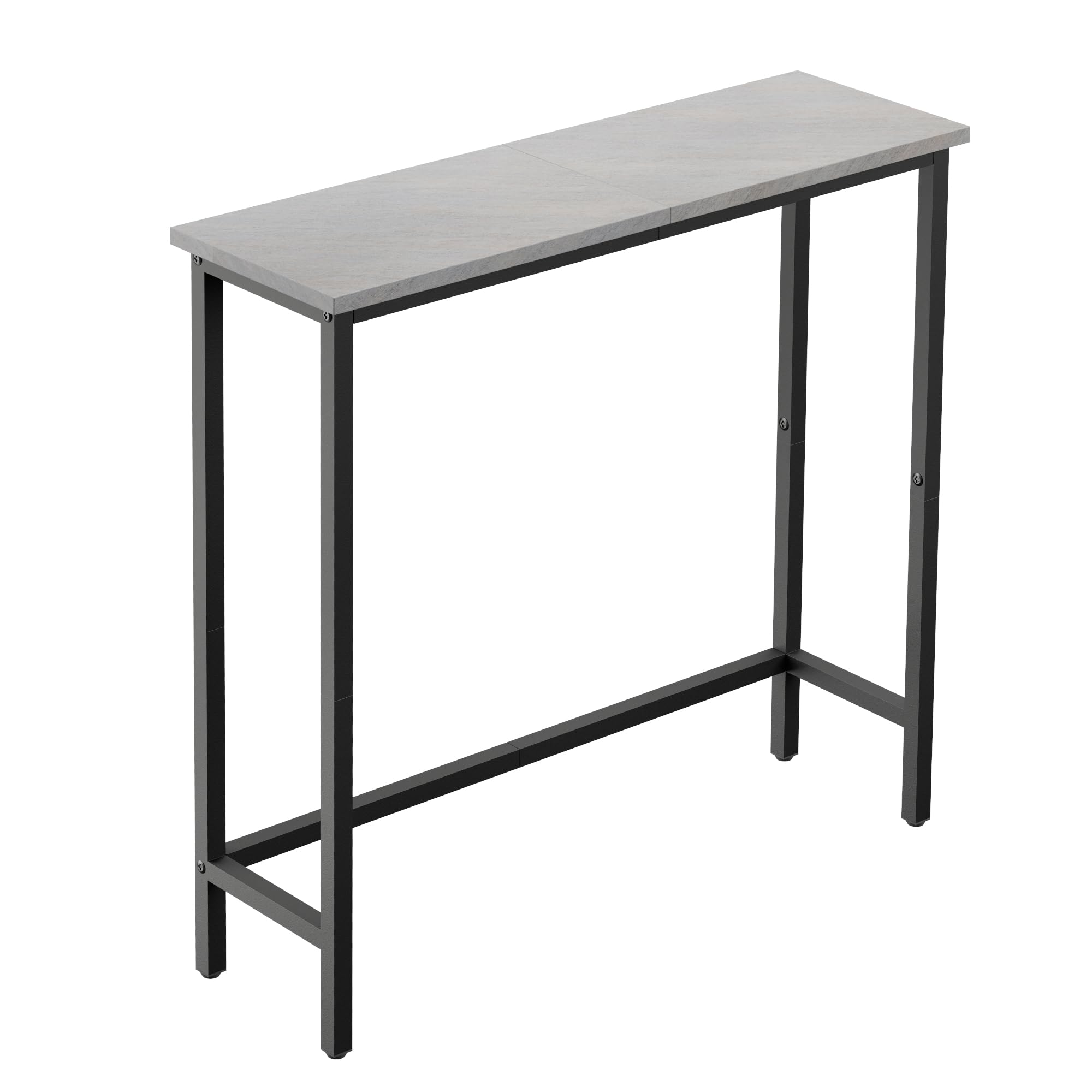 Photo 1 of HollyHOME Narrow Hallway Table, 29.5" Small Console Table, Slim Entryway Table, Sofa Table, for Hallway, Bedroom, Living Room, Foyer, Dark Grey Visit The Store