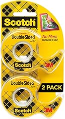 Scotch Double Sided Tape with Tape Dispenser, Office and School Supplies for Arts and Crafts, Alternative to Scrapbooking Tap