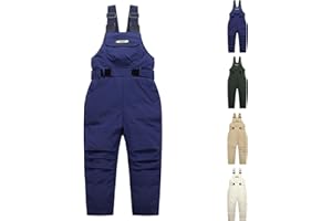 Boys Girls Snow Bib Overalls Ski Hiking Insulated Snowpants Suit Kids Winter Waterproof Snowboarding Outdoor Pants