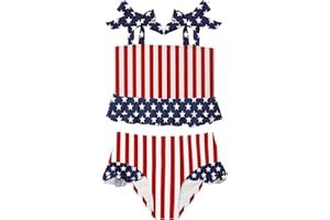 Century Star Teen Girl Swimsuit Two Piece - Color Block Bikini Adjustable Straps Bathing Suit Padded Swimwear