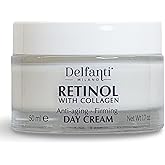 Delfanti-Milano • RETINOL with COLLAGEN • Anti-aging • Firming Day Cream • Face & Neck Moisturizer • Made in Italy • 1.7 oz
