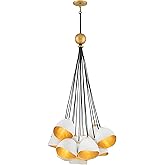 Hinkley Nula Fifteen Light Cluster Pendant, Shell White