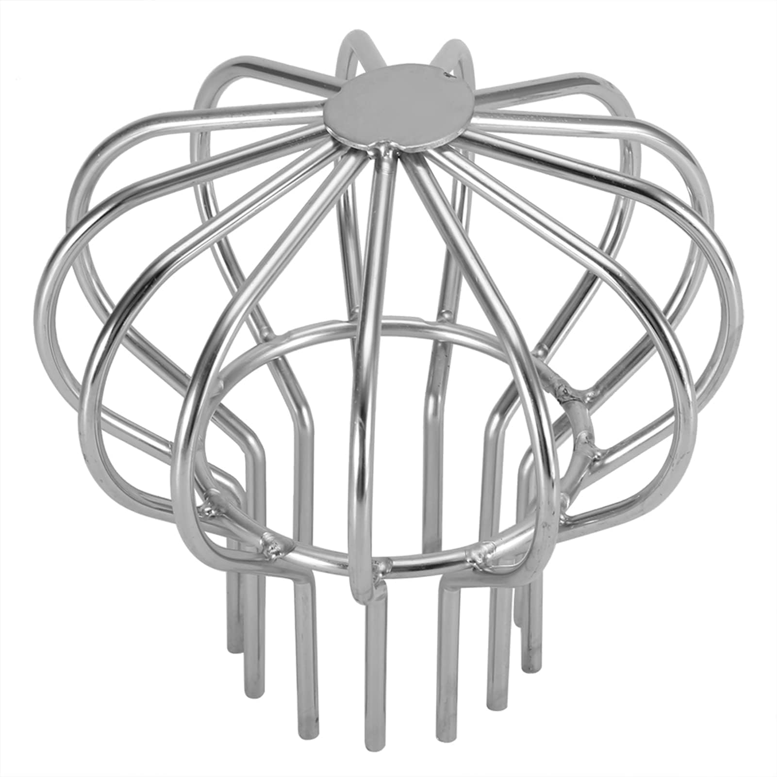 Beufee Gutter Pipe Leaf Guard Wire, Gutter Guard Stainless Steel Filter Strainer Large Balloon Drain Guards Stops Blockage for Vents Chimney Flues Drains Gutter Down Pipes(L)