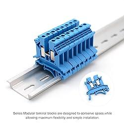 GUETNEU Blue UK-2.5B Rail Type Terminal Block
