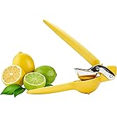 Chef'n FreshForce Lemon Squeezer Citrus Juicer, Manual Hand Press with Dual-Gear Power for Maximum Juice Extraction, Durable,