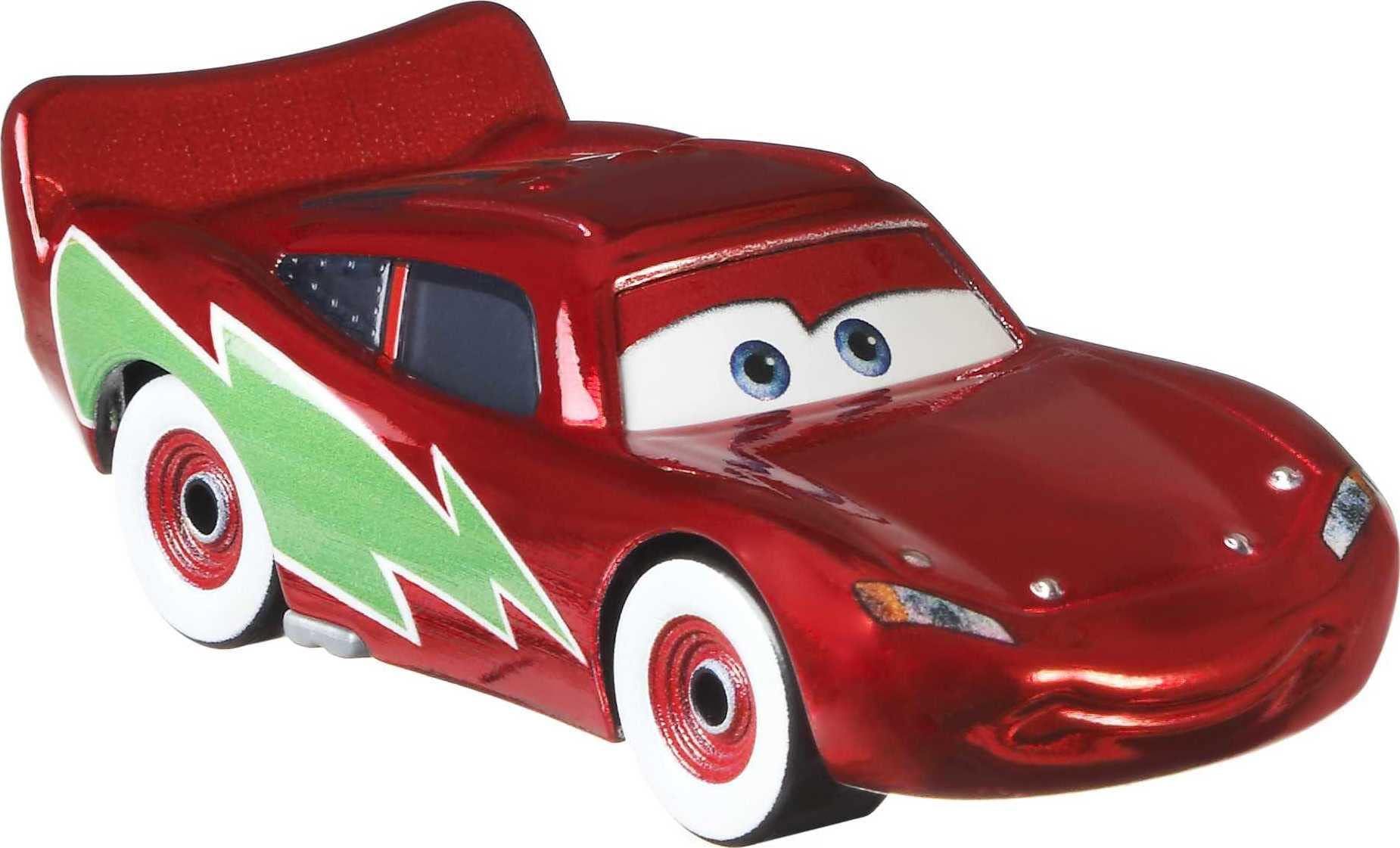Disney and Pixar Cars Holiday Hotshot Lightning McQueen, Miniature, Collectible Racecar Automobile Toys Based on Cars Movies, for Kids Age 3 and Older