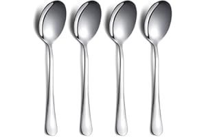 Serving Spoons 4 Pieces, Kyraton Serving Spoons, Include Solid Serving Spoon Stainless Steel Serving Utensils, Serving Set Pa
