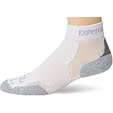 Thorlos Experia Unisex XCMU Multi-Sport Thin Padded Ankle Sock, White, Medium