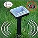 Camkey 2 Pack Solar Mole Repeller Ultrasonic Repel Mole, Voles, Gopher, Mice and Rats, Rodent Sonic Repeller Pest Control, Waterproof, Garden Yard Lawn Farm