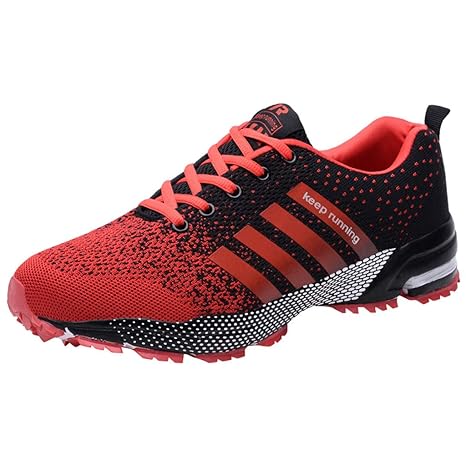 YEARNLY Damen Herren Laufschuhe Sportschuhe Turnschuhe Trainers Running Fitness Atmungsaktiv Rutschfest Sneakers