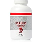 PURE Daily Build | 120 Capsules | Advanced Multivitamin Supplement | Enhanced with Essential Vitamins, Minerals, and Superfruits for Immune Support | Heart Health, Bone Strength, Brain Functionality