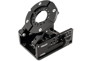 PROAIM Mitchell Wedge Tilt Camera Mount for Fluid Heads, Slider, Tripod & Dolly. Tilt Angle: 0°-105°. Adjustable Centre of Gravity, Over & Under-Slung Shots. Payload up to 100kg/220lb. (P-MTCL-WP)
