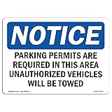 OSHA Notice Signs - Notice Parking Permits Required