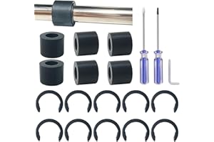 FEOXSHAL Rubber Roller Replacement Set, Mat Guide Rubbers, Retaining Rings for Cricut Repair Accessories, Complete Repair Kits Compatible with Cricut Maker/Maker 3 Only