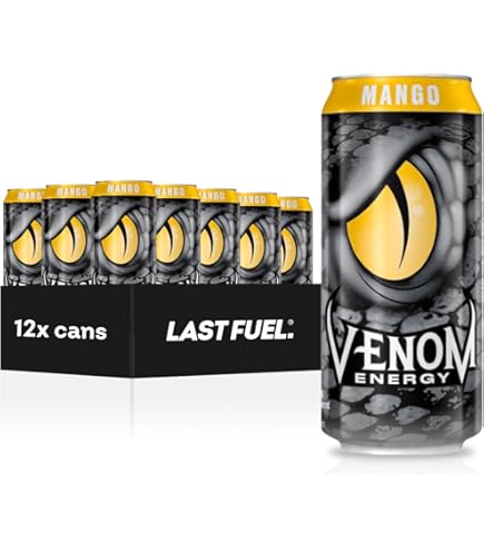 Amazon.com : Venom Energy Drink, Fruit Punch, 0 Fat, 160mg