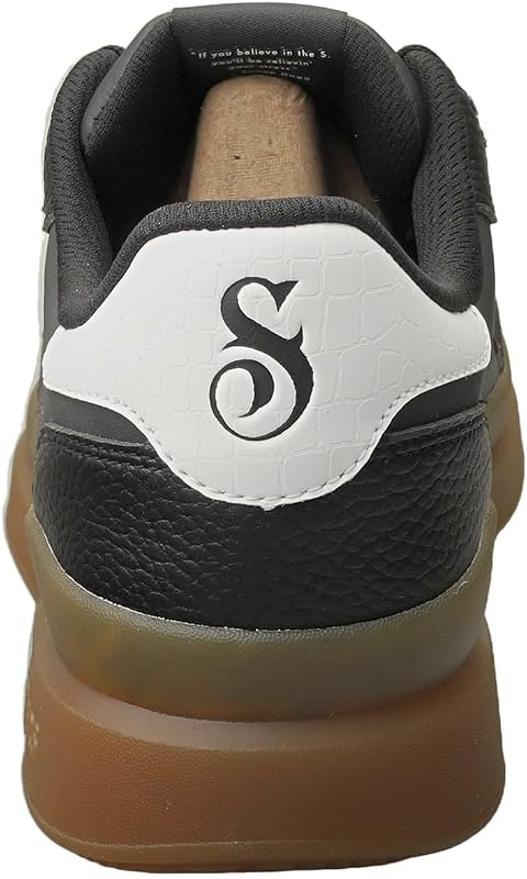 Courtside Cali DUDEZ - Tenis para Hombre, Color Negro Duraleather/Borde Blanco, Talla 9.5 de Reino Unido — foto 4 de 8