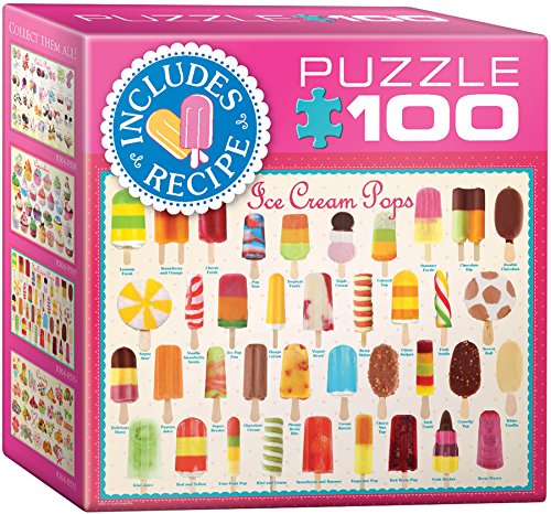 EuroGraphics Ice Cream Pops Mini Puzzle (100-Piece)
