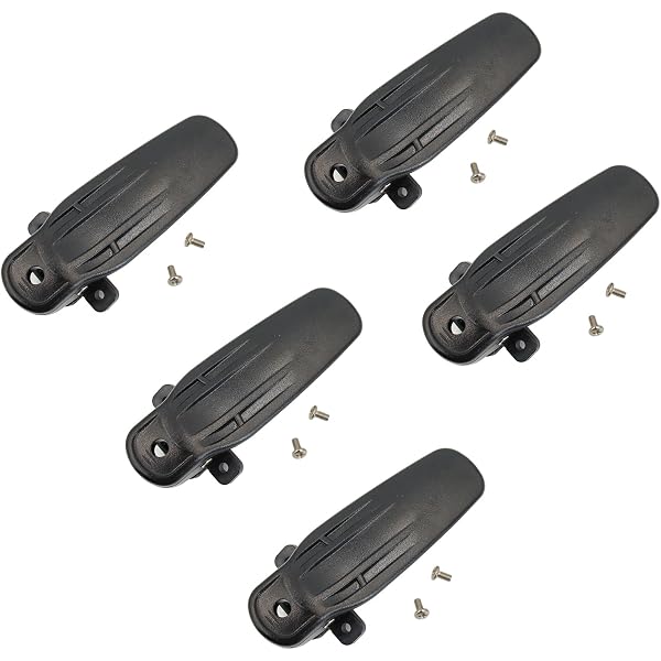 6 Stück KBH-11 Gürtelclips Für Kenwood Funkgeräte – Ersatz Für NX-5200, TK-3180 & Mehr