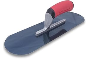 Marshalltown QLT by PT144BR 14-Inch by 4-Inch Blue Steel Pool Trowel with Resilient Handle( Color May Vary)