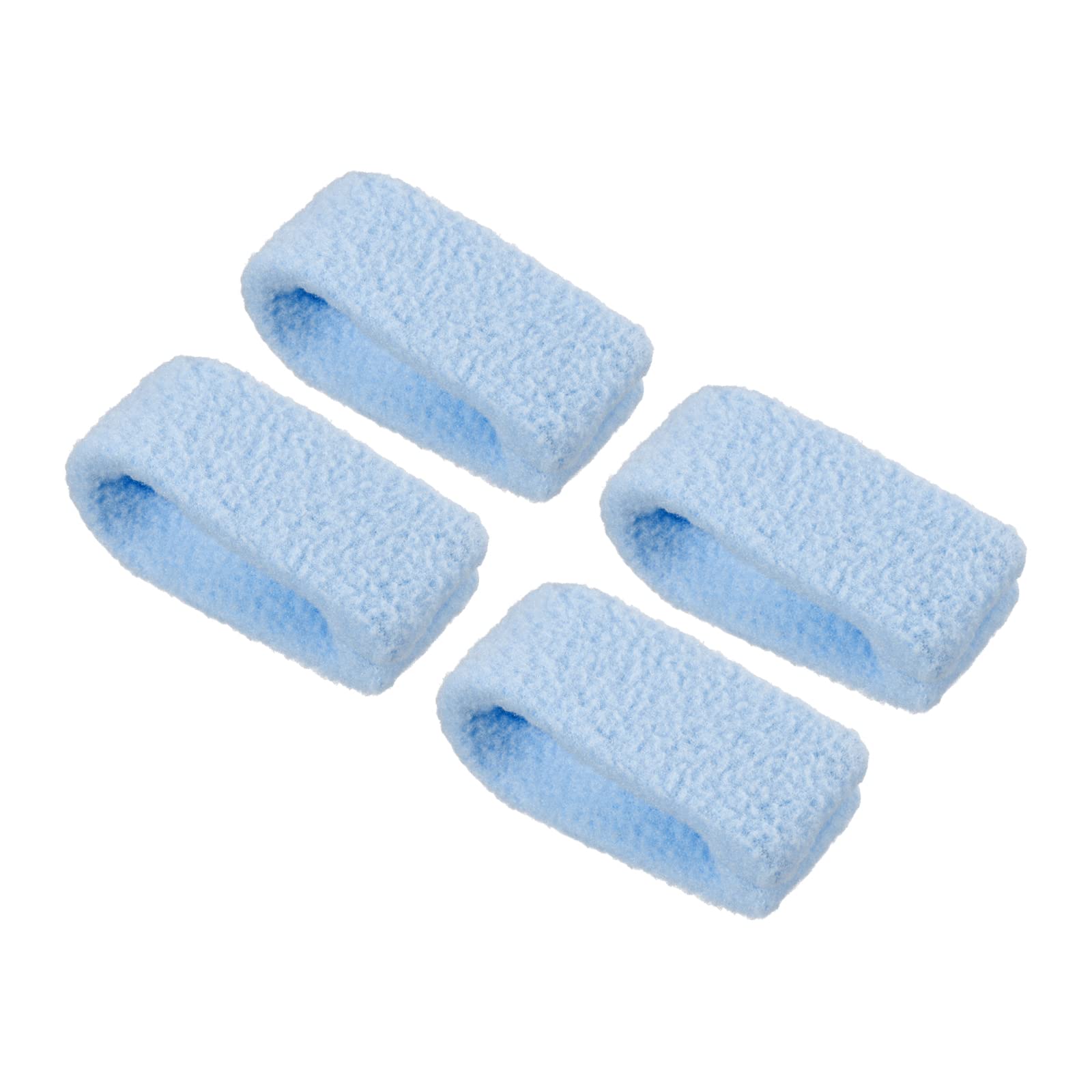 PATIKIL Quilt Cover Clips,4pcs No Pins Plastic,Plush Duvet Clips Keep Corner in Place Quilt Fixer for Clip Bed Sheet Fastener Clip,Blue