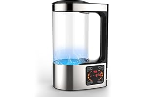 2L Hydrogen Water Bottle, Portable Hydrogen Rich Water Generator with New PEM and SPE Technology, Constant Hydrogen Water Cup