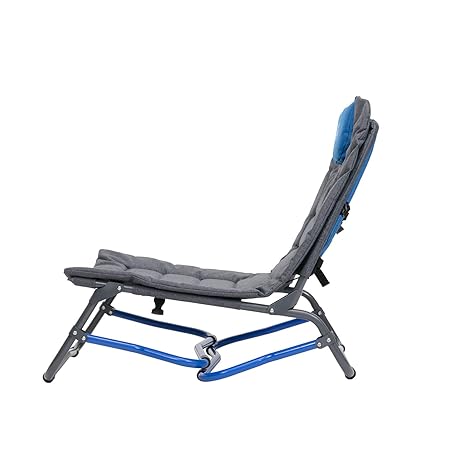 Qeedo Strandstuhl Johnny Flex, Klappstuhl, Campingstuhl, Beachstuhl, bis 130 kg belastbar, Stahl, Stabil, Flexibel, Universel