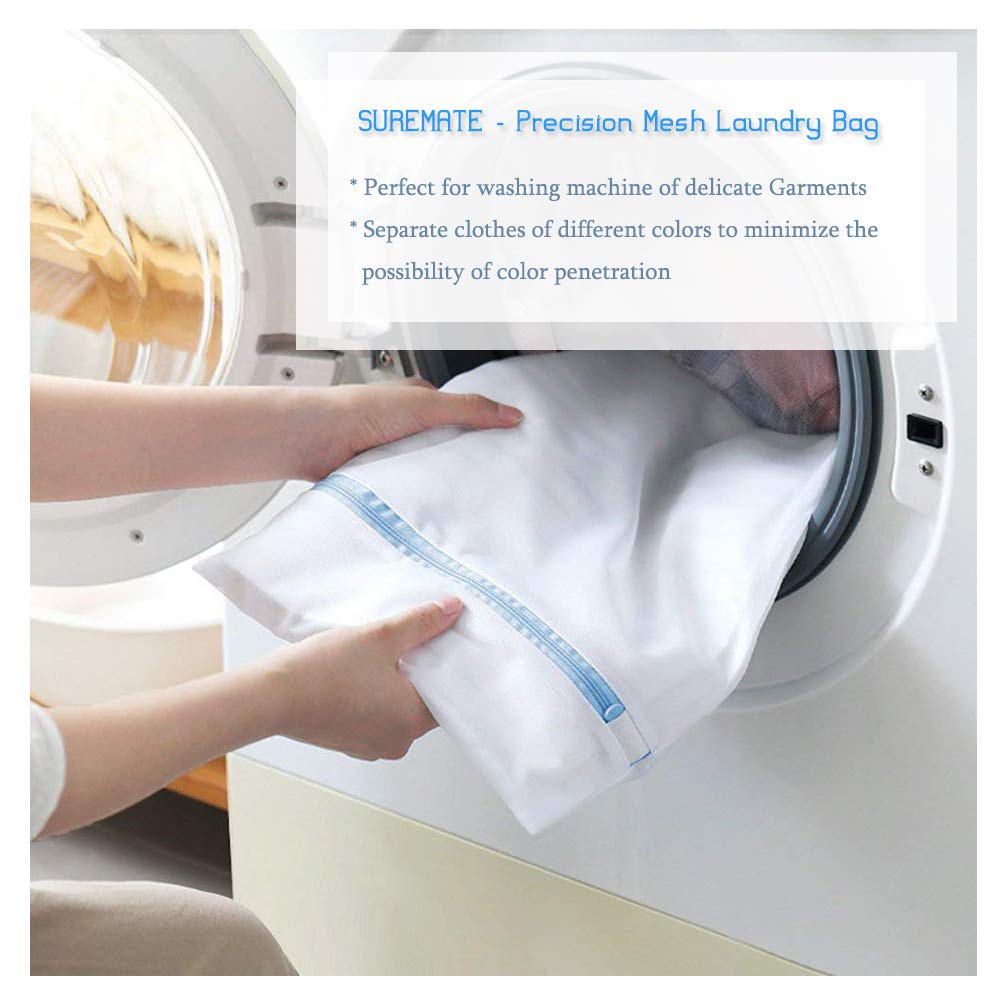 SUREMATE Mesh Laundry Bag Delicate Garments Washing Bags for Lingerie Bra Baby Clothes Scarf Toys and Travel Sort