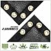 ColourTree 4' x 50' Fence Privacy Screen Windscreen Cover Fabric Shade Tarp Netting Mesh Cloth Black - Commercial Grade 170 GSM - Heavy Duty - 3 Years Warranty - CUSTOM SIZE AVAILABLE