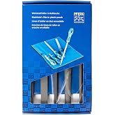 PFERD Tools 10" Machinist File Set, 5-Piece, WRU 541 Type - Part 16080 | American Pattern, Second Cut, Ergonomic Handles, Plastic Pouch