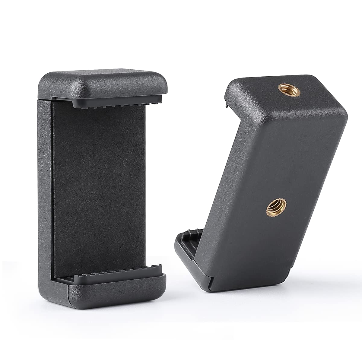 Zeadio Smartphone Tripod Mount, Cell Phone Holder Adapter, Selfie Stick Monopod Adjustable Clamp for iPhone, Samsung, Huawei, Sony, LG, ZTE and all Phones