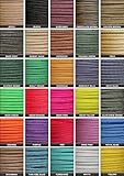 550lb Military Spec Paracord/Parachute Type 3 with 7 Internal Strands Made By A Government Approved Supplier in The U.S.A.