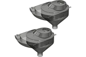 MIXZENY Mini Replacement Parts Compatible with Baby Brezza Formula Pro Mini Mixer Machine Replacement Funnel & Cover ONLY, 4 Pack