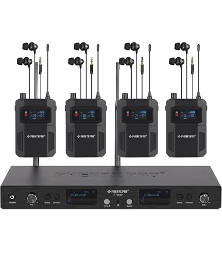 Peavey Assisted Listening System – 75,9 MHz Hörhilfe Mit Sender Und 4 Empfängern
