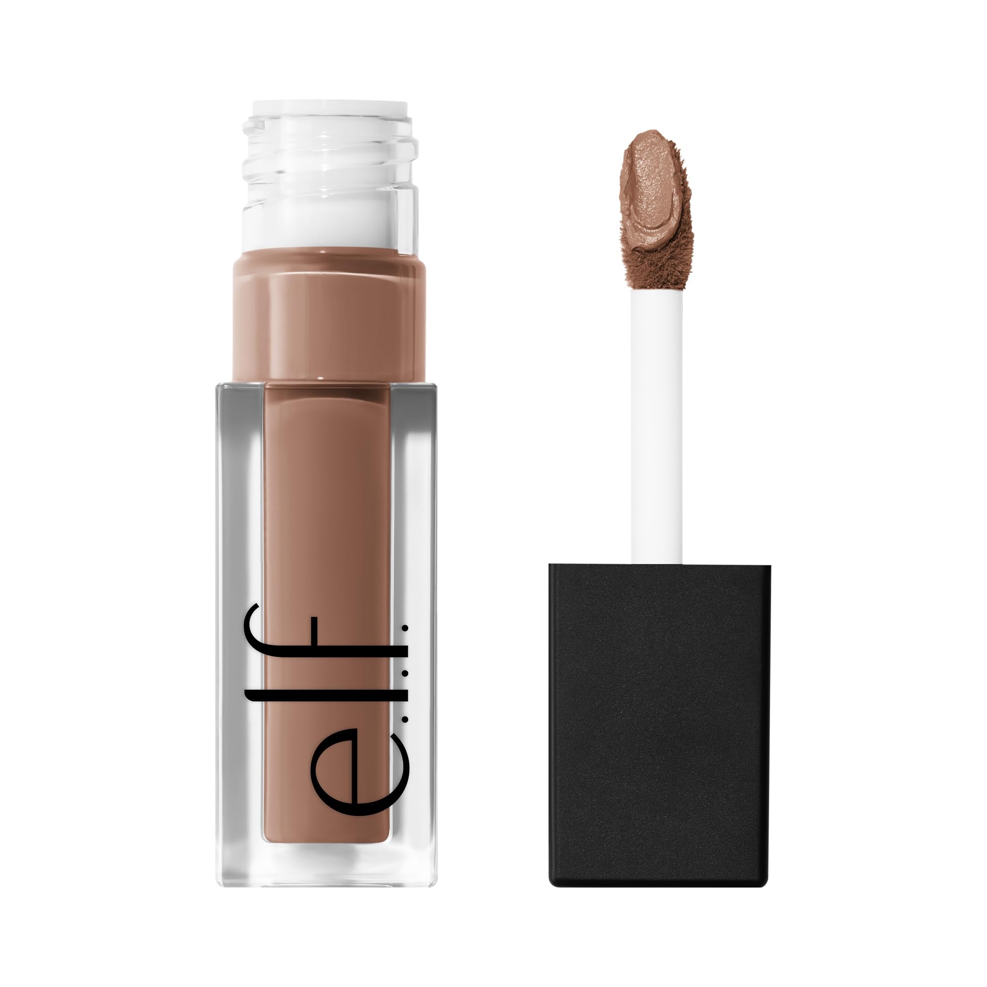Photo 1 of e.l.f. Liquid Velvet Eyeshadow, Crease-Resistant Liquid-to-Powder Eyeshadow For A Rich, Soft-Matte Finish, Vegan & Cruelty-Free, Beige & Boujee