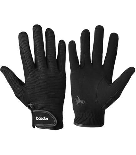 Gants D'équitation SSG Noirs - Taille Moyenne - Occasion