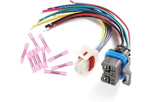 CTTMEOOB Neutral Safety Switch 4L60E 4L80E 4L65E Connector 7 & 4-PIN Wire Pigtail Transmission Wire Leads Compatible with GM 1995-2004 4-Speed Automatic Transmission, Replace 15305920, 88862288, 15305887