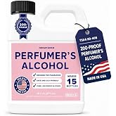 Perfumer's Alcohol, 200-Proof, No Methanol, SD-40B Fragrance Base, 16 oz | Base for Making Luxury Perfume, Cologne, &amp; Room Sprays - Denatured Ethanol for DIY Perfume Formulation, Made in USA