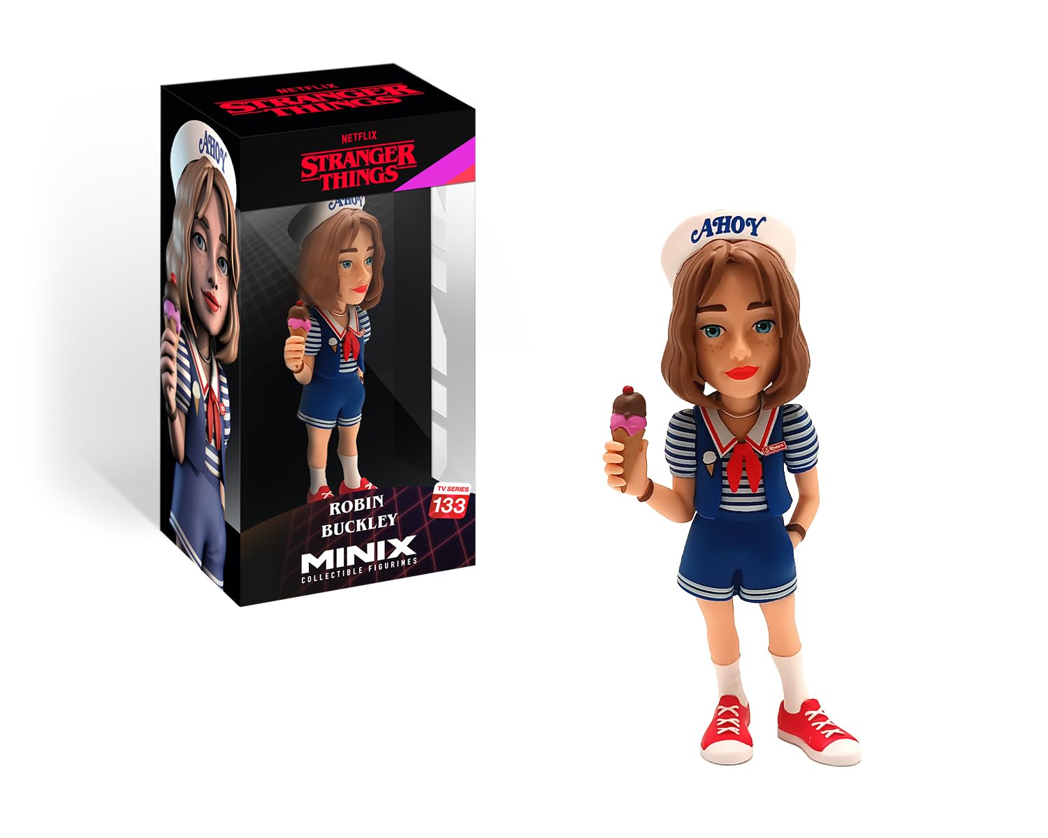 Bandai Minix Stranger Things Robin Buckley Model | Collectable Robin Stranger Things Figure | Bandai Minix Stranger Things Merchandise Range | Stranger Things Figures Make Great Stranger Things Gifts