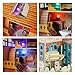 CubicFun Dollhouse Kits with Furniture Led Lights,Kids House 3D Puzzle Toys,Sweet Villa P615h