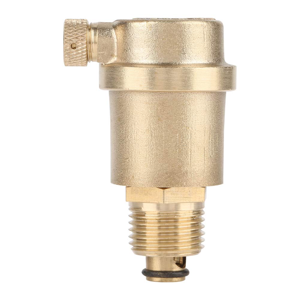 Automatic Air Vent valve,Hilitand G1/2 Brass DN15Solar Water Heater Pressure Relief Valve