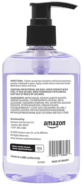 AMAZON BASICS ORIGINAL FRESH LIQUID HAND SOAP, 7.5 FL OZ (PACK OF 6)