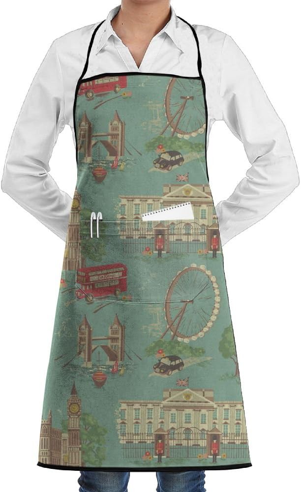 Busy City Sewing Aprons With Pocket Kits Adjustable Home Kitchen Apron