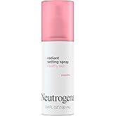 Neutrogena Healthy Skin Radiant Setting Spray, Long-Lasting Face Mist with Antioxidants & Pep-tides, Lightweight Hydrating Formula Locks Makeup for Glowing, Refreshed Skin, 3.4 fl. Oz