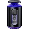 Fruit Fly Traps for Indoors Home: Bug Zapper Indoor 2 in 1 Attracts and Zaps Mosquitos, Gnats, Moths, Fruit Flies, Insect Fly Trap Adjustable Sleep and Zapper Blue Light Mosquito Zapper Black