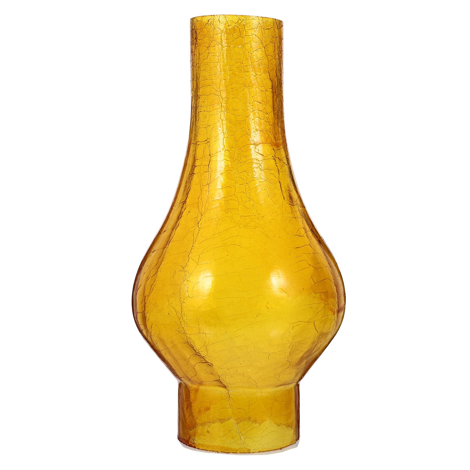Baluue Oil Lamp Chimney Glass Lampshade - Retro Kerosene Shade Oil Globes Replacement Open Flame Chimney